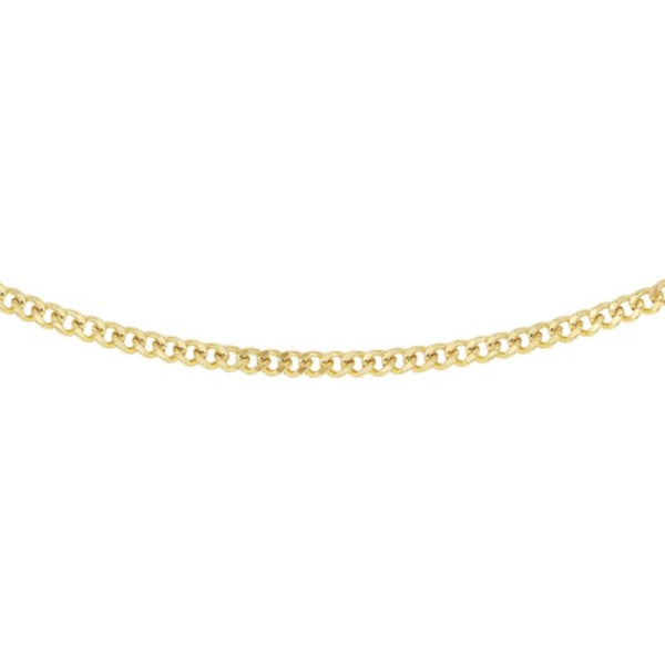 9ct Gold 21" 50 Flat Curb Chain