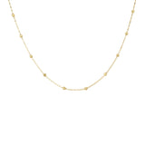 9ct Gold Diamond Cut Ball Trace Chain