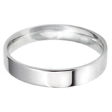 Platinum Light Court Wedding Band