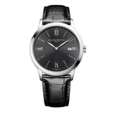 Baume et Mercier Quartz Black Leather Classima 10415 42mm Watch M0A10416