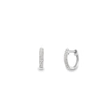 9ct Gold Diamond Huggie Earrings