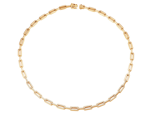 9ct Gold 1.77ct Diamond Collar Necklace