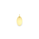 9ct Gold Oval Tag Pendant