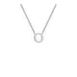 9ct White Gold "A-Z" Initial Necklace