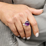 Maureen Lynch Balance Silver Amethyst Ring