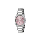 20% OFF - Gucci G-Flat Quartz Silver Steel Pink Dial 24mm Ladies Watch YA166501