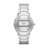 Emporio Armani Ruggero Green Dial Silver Steel 43mm Watch AR11575