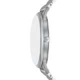 Emporio Armani Minimalist Quartz Silver Tone White Dial 42mm Watch AR11599