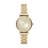 Emporio Armani Gianni T-Bar Quartz Cream Dial 34mm Ladies Watch AR11608