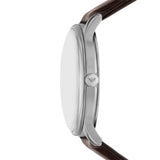 Emporio Armani Minimalist Quartz Green Dial Leather Strap 39mm Watch AR11672