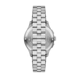 Emporio Armani Dario Quartz Silver Steel Black Dial 42mm Watch AR11691