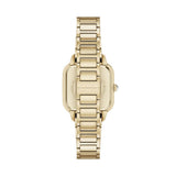 Emporio Armani Cecilia Gold Steel Mother of Pearl Dial 26.50mm x 35mm Watch AR11744