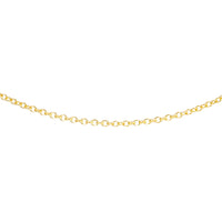 9ct Gold Trace Adjustable Chain