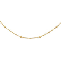 9ct Gold Curb and Ball Chain