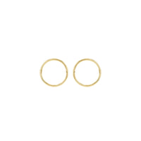 9ct Gold Endless Hoop Earrings