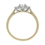 18ct Gold Three Stone Diamond Ring