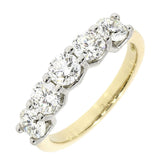 18ct Gold Five Stone Diamond Ring