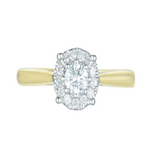 9ct Gold Cluster Diamond Ring