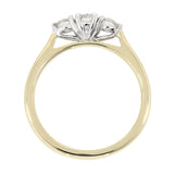18ct Gold Three Stone Diamond Ring
