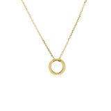9ct Gold Open Circle Necklace