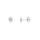 18ct Gold Oval Stud Earrings