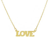9ct Gold "Love" Necklace