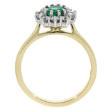 18ct Gold Diamond and Emerald Ring