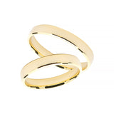 18ct Gold Bevelled Edge Wedding Ring