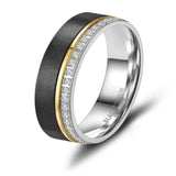Black Titanium 5mm Ladies Ring