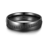 Black Titanium Polished Finish 5mm Ladies Ring