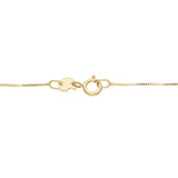 9ct Gold Domed Heart Necklace