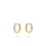 Sterling Silver Cubic Zirconia Hoop Earrings