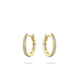 Sterling Silver Cubic Zirconia Hoop Earrings