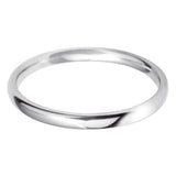 Platinum Light Court Wedding Band