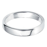 Platinum Light Court Wedding Band