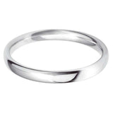 Platinum Light Court Wedding Band