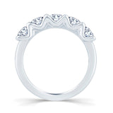 Platinum Five Stones Diamond Ring