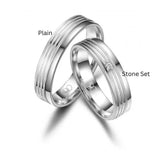 Sterling Silver 5mm Wave Ring