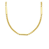 18ct Gold Three Bar Chain