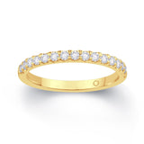 18ct Gold Round Split Claw Diamond Ring