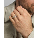 10ct Gold and Silver Trinity Knot Band Ring