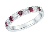 18ct Gold Diamond & Ruby Ring
