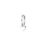Thomas Sabo Sterling Silver Single Hoop with Heart Earring