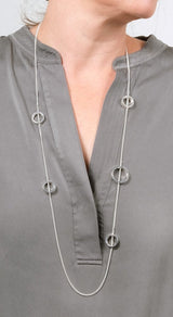 Maureen Lynch Daisy Days Chain Necklace 36"