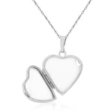 Sterling Silver Heart Locket Necklace