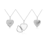 Sterling Silver Heart Locket Necklace