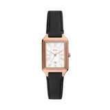 Fossil Raquel Quartz Rose Gold Steel White Dial 23mm Ladies Watch ES5310