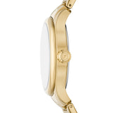 Fossil Gilmore Quartz Gold Tone Silver Dial 38mm Ladies Watch ES5395