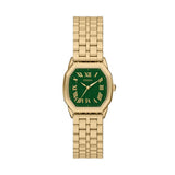 Fossil Harlow Quartz Gold Steel Green Dial 27mm Watch ES5451
