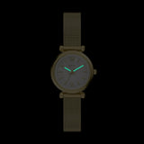 Fossil Carlie Mini Quartz Gold Steel Mother of Pearl Dial 28mm Ladies Watch ES5462